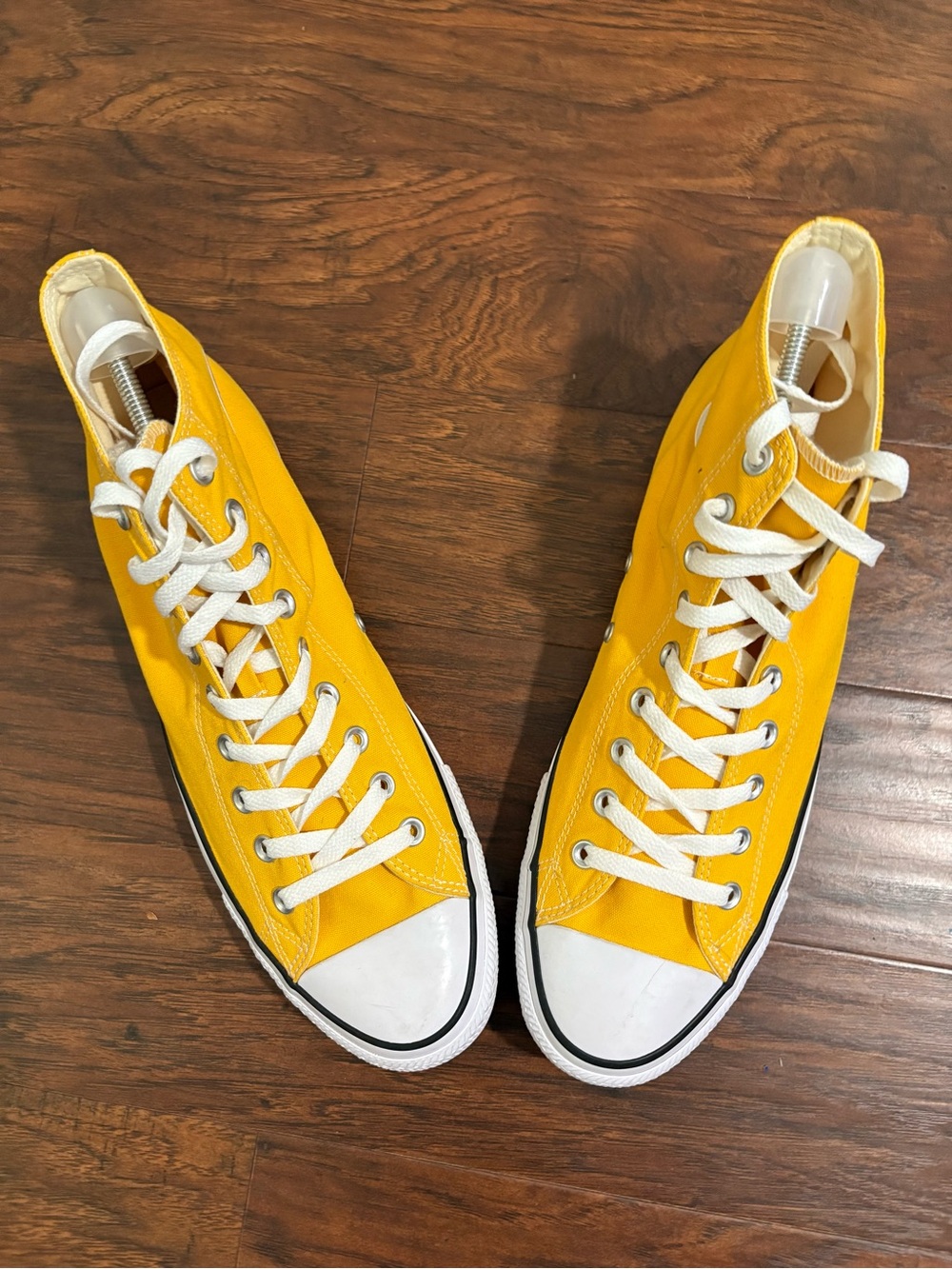 Converse Chuck Taylor All Star High Top Unisex Women 18, Men 16, Lemon Yellow